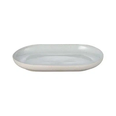 Blomus Sablo Ceramic Stoneware Deep Serving Platter - Cloud In White