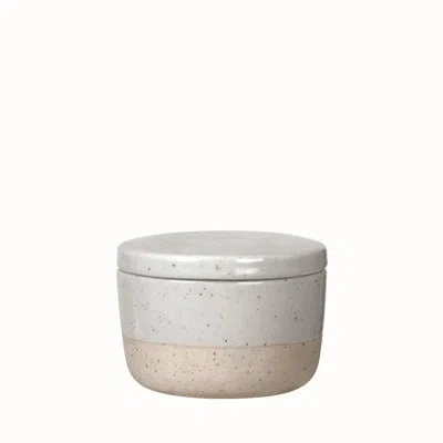 Blomus Sablo Ceramic Sugar Bowl With Lid In Cloud
