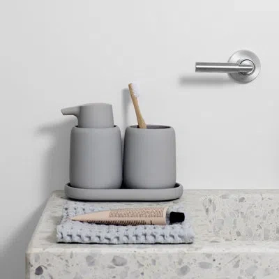 Blomus Sono Bathroom Accessory Set In Gray