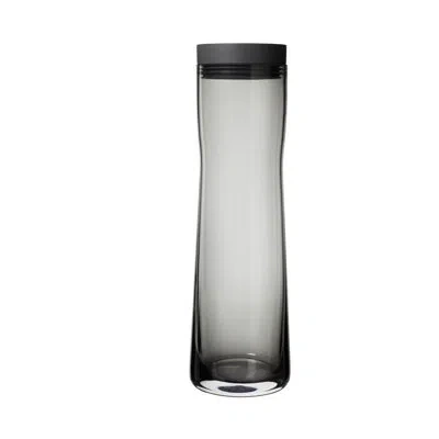 Blomus Splash Water Carafe With Smoked Glass 34 Oz. In Dark Gray