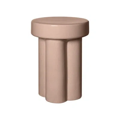 Blomus Toru Ceramic Side Table In Tan