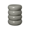 Blomus Toru Round Ceramic Side Table In Gray