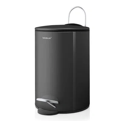 Blomus Tubo 0.79 Gallon Step On Trash Can In Magnet,charcoal