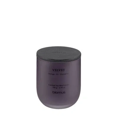 Blomus Tuoksu Scented Candle - Velvet (orange/fir/cinnamon) In Purple