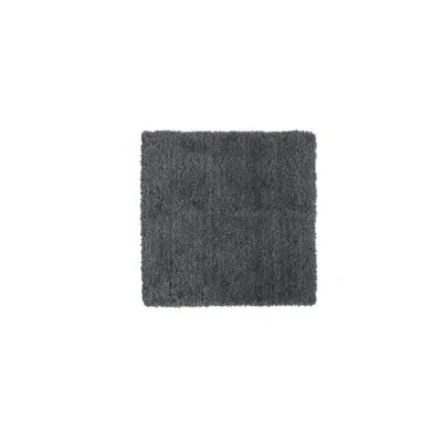 Blomus Tuufa Ultra Thick Bathmat - Rectangular - Moonbeam (beige) In Magnet (charcoal)