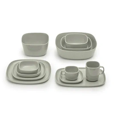 Blomus Vahlo Stoneware Bowl - Medium - Moonbeam In Gray