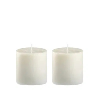 Blomus Valoa Fragrance Refills For Candles - Set Of 2 For Large Candle - Ylang-ylang In White