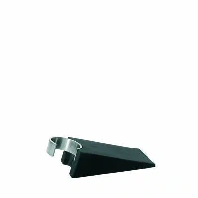 Blomus Wedo Stainless Steel Wedge Floor Stop In Matte Stainless Steel