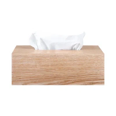 Blomus Wilo Hardwood Rectangular Tissue Box Cover In Oak