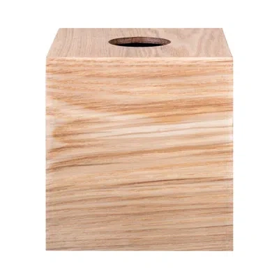 Blomus Wilo Hardwood Square Tissue Box Cover In Oak
