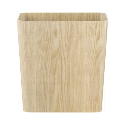 Blomus Wilo Solid Wood 2.5 Gallon Waste Basket In Natural Wood