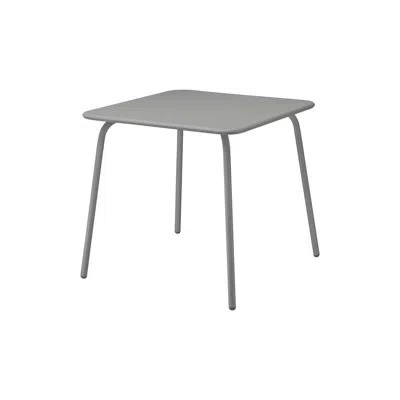 Blomus Yua Square 31.5'' L X 31.5'' W Outdoor Bistro Table In Granite Gray