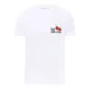 Blonde Gone Rogue Candy Apple Graphic Print Mens Organic Cotton T-shirt In White In White