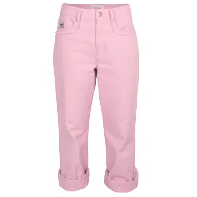 Blonde Gone Rogue Rogue Mom Jeans, Upcycled Cotton, In Pink