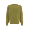 Blonde Gone Rogue Soft & Cosy Organic Cotton Mens Sweatshirt In Khaki Green In Green