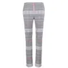 Blonde Gone Rogue Women's Grey / Pink / Purple Revivify Suit Slim Trousers In Checker And Pink In Grey/pink/purple