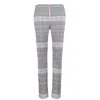 Blonde Gone Rogue Women's Grey / Pink Revivify Slim Suit Trousers In Checker And Pink In Gray