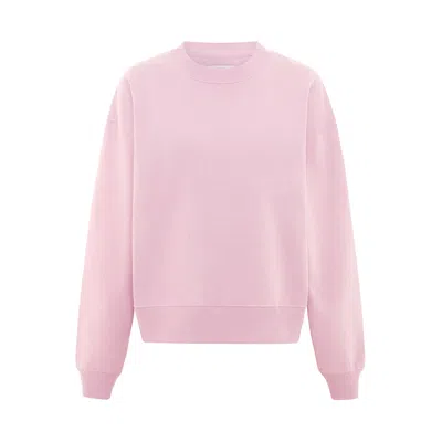 Blonde Gone Rogue Women's Pink / Purple Soft & Cosy Organic Cotton Sweatshirt In Ash Pink