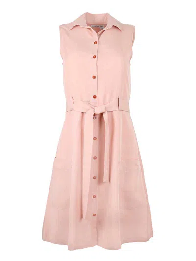 Blonde Gone Rogue Women's Utility Dress, Tencel, In Pink