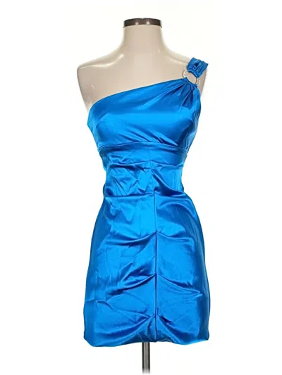 Blondie Nites Cocktail Dress In Blue