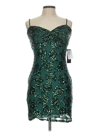 Blondie Nites Cocktail Dress In Green