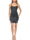 BLONDIE NITES JUNIORS WOMENS STRAPPY METALLIC COCKTAIL AND PARTY DRESS