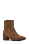 Blondo Amy Waterproof Ankle Bootie In Taupe Suede