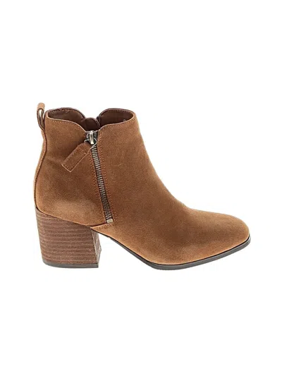 Pre-owned Blondo Ankle Boots In Brown