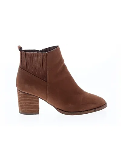Pre-owned Blondo Ankle Boots In Brown