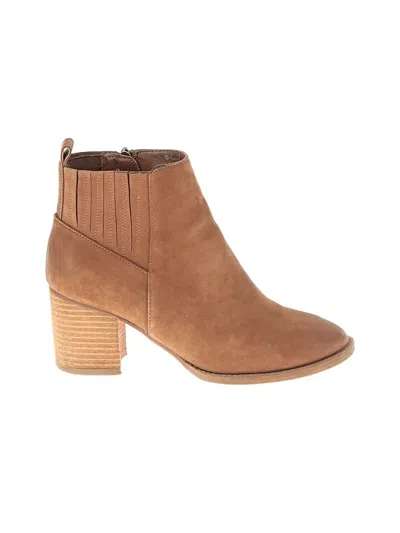 Pre-owned Blondo Ankle Boots In Brown