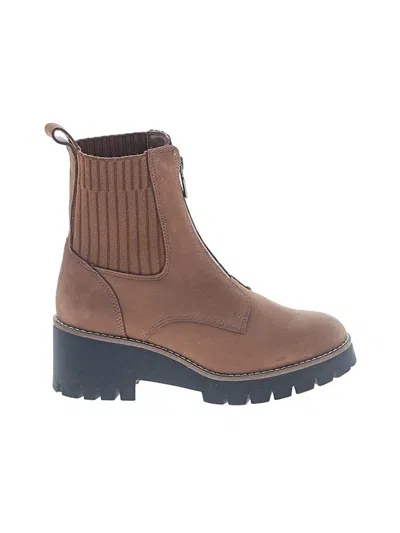 Pre-owned Blondo Ankle Boots In Brown
