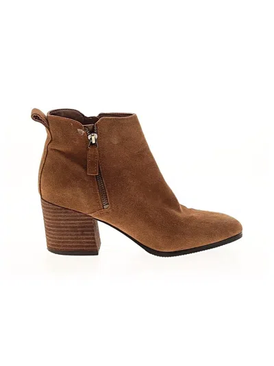 Pre-owned Blondo Ankle Boots In Brown