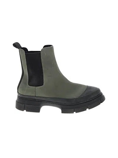Pre-owned Blondo Ankle Boots In Green