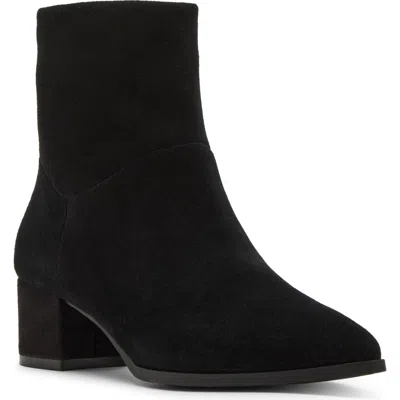 Blondo Arena Pointed Toe Bootie In Black Suede