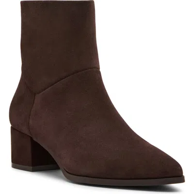 Blondo Arena Pointed Toe Waterproof Bootie In Brown