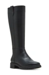 Blondo Colorado Waterproof Knee High Riding Boot In Black Leather