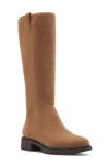 Blondo Colorado Waterproof Knee High Riding Boot In Tan Suede