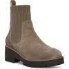 Blondo Darren Waterproof Boot In Dark Taupe Suede