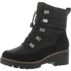 Blondo Daylor Womens Round Toe Cushion Tongue Waterproof & Weather Resistant In Black