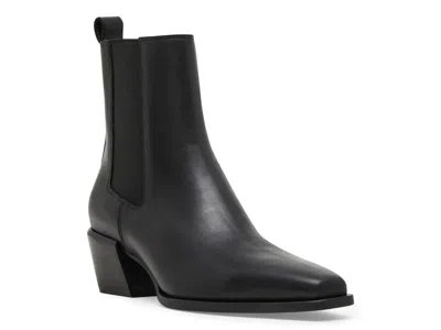 Blondo Dusi Leather Chelsea Bootie In Black