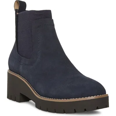 Blondo Dyme Waterproof Chelsea Boot In Blue