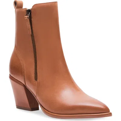 Blondo Elenor Waterproof Bootie In Tan Leather