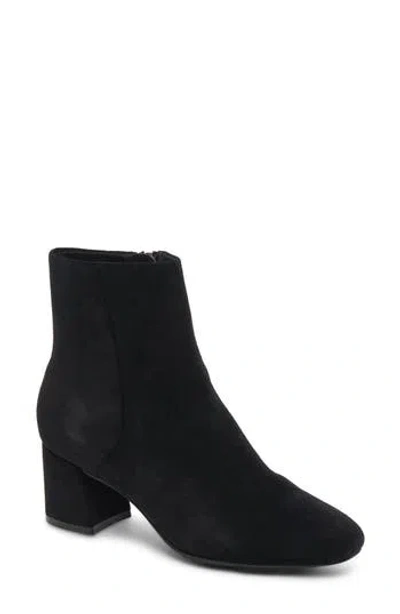 Blondo Etana Waterproof Block Heel Bootie In Black Sued