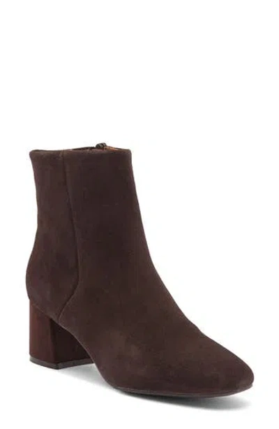 Blondo Etana Waterproof Block Heel Bootie In Java Suede