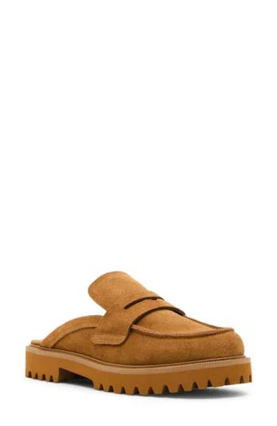 Blondo Florenz Waterproof Lug Loafer Mule In Orange