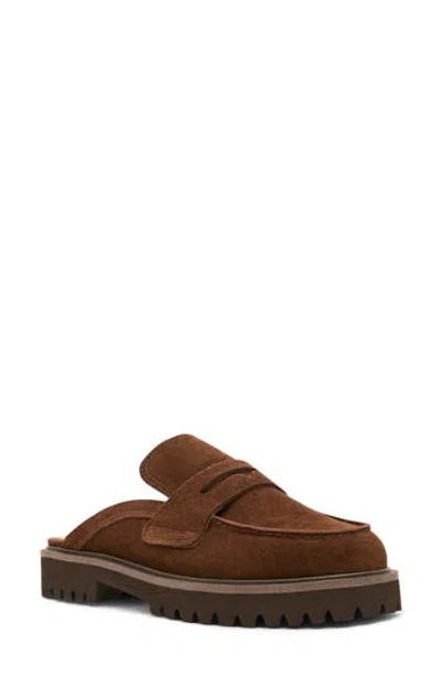 Blondo Florenz Waterproof Lug Loafer Mule In Brown