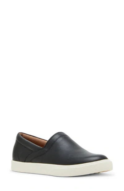 Blondo Garity Waterproof Slip-on Sneaker In Black Leather