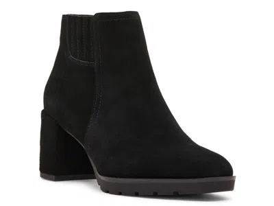 Blondo Genevive Waterproof Bootie In Black Suede
