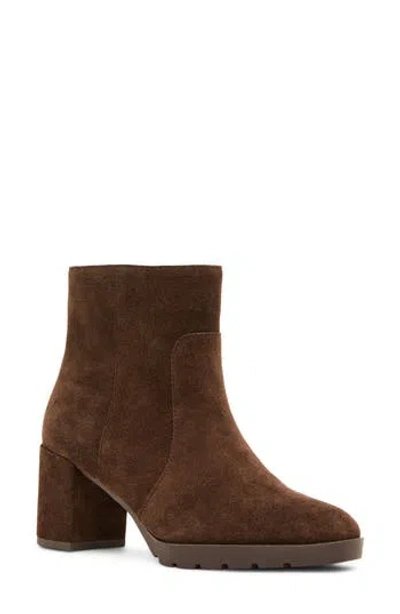 Blondo Georgia Waterproof Leather Bootie In Brown
