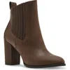 Blondo Giada Waterproof Bootie In Taupe Leather